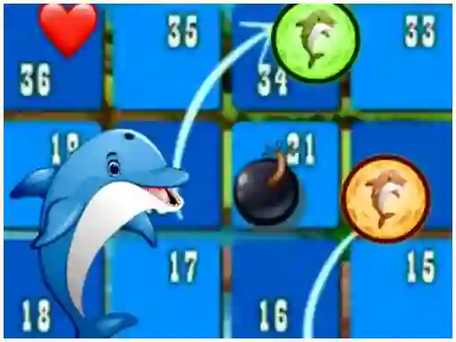 Spel Dolphin Dice Race online
