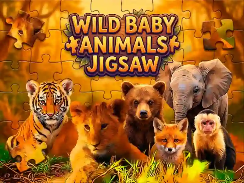 Spel Wild Baby Animals Jigsaw online