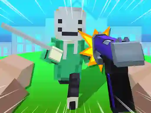 Spel Block Craft 3D - School online