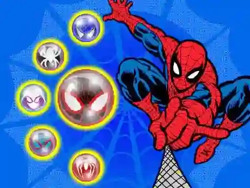 Spel Spiderman Bubble Shooter online
