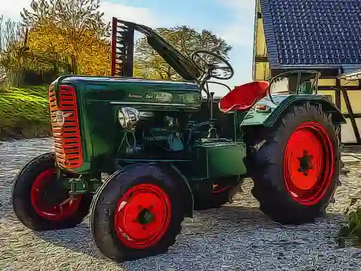Spel Farmer Tractor Puzzle online