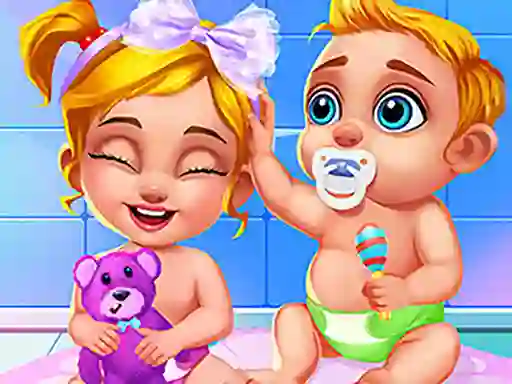 Spel Newborn Sweet Baby Twins online