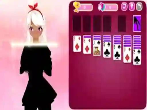 Spel Solitaire Girls 2 online