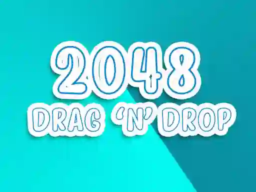Spel 2048 drag 'n drop online