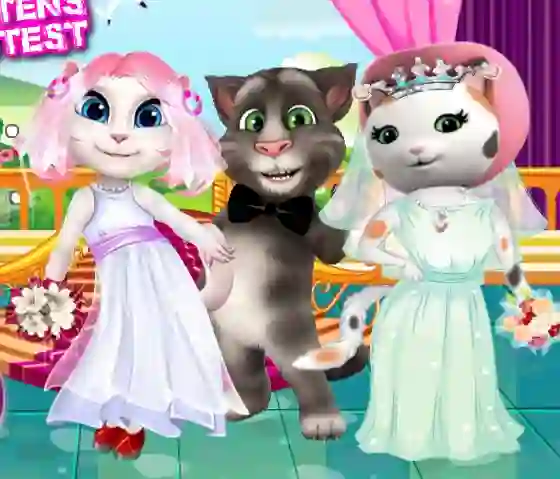 Spel White Kittens Bride Contest online