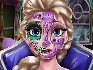 Spel Elsa Scary Halloween Makeup online