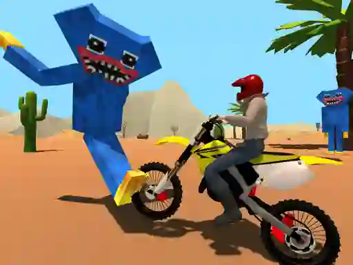 Spel Motoracer vs Huggy online