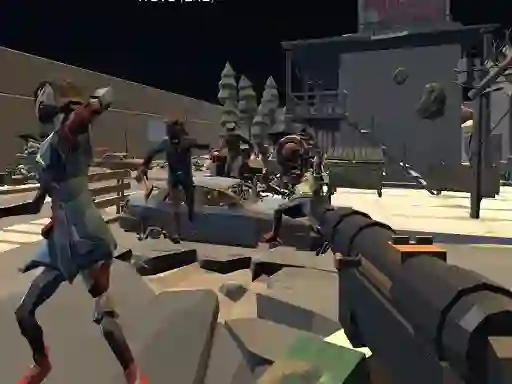 Spel Zombie Virus FPS online