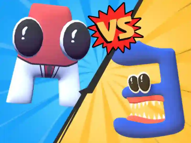 Spel Merge Alphabet 3D online