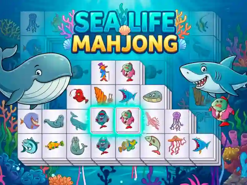Spel Sea life mahjong online