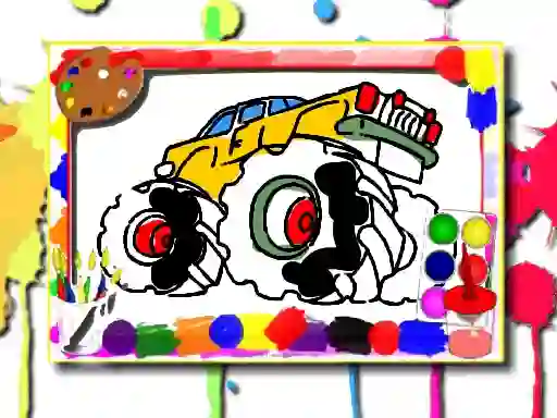 Spel Monster Truck Coloring Book online