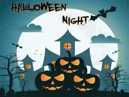 Spel Halloween Night Jigsaw online