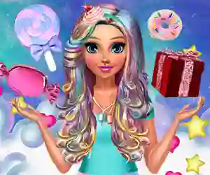 Spel Katie's Candy Look online