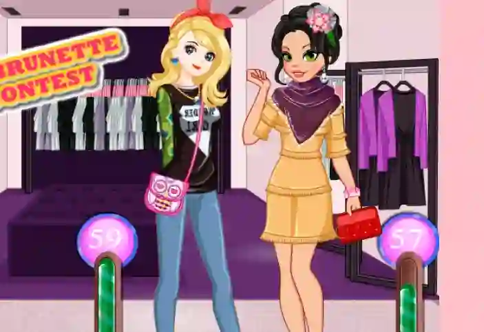 Spel Blonde Vs Brunette Beauty Contest online