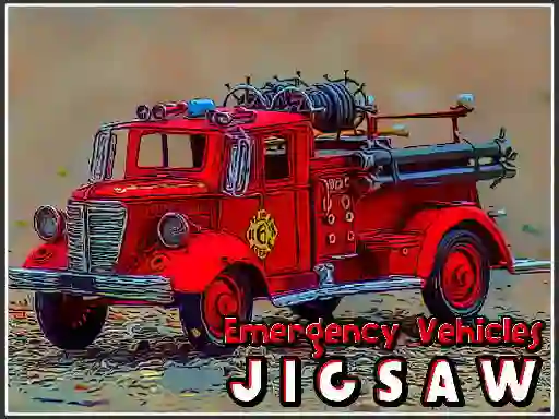 Spel Emergency Vehicles Jigsaw online