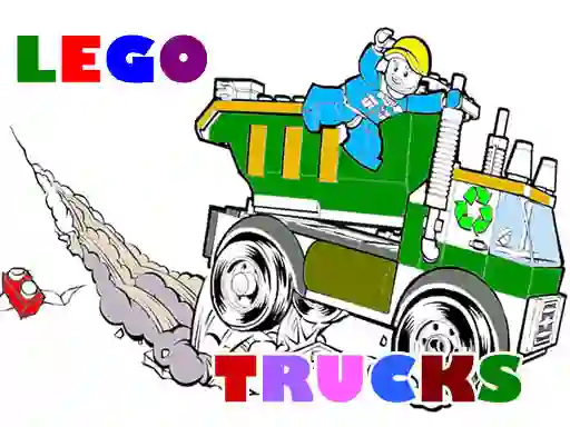 Spel Lego Trucks Coloring online