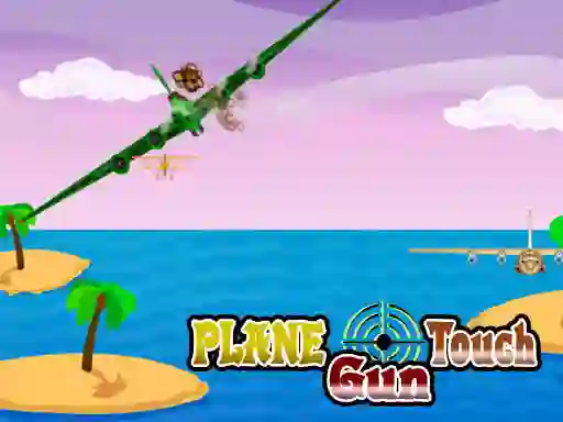 Spel Plane Touch Gun online