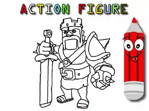 Spel Back To School: Action Figure Coloring online