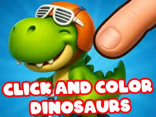 Spel Click And Colors Dinosaurs online