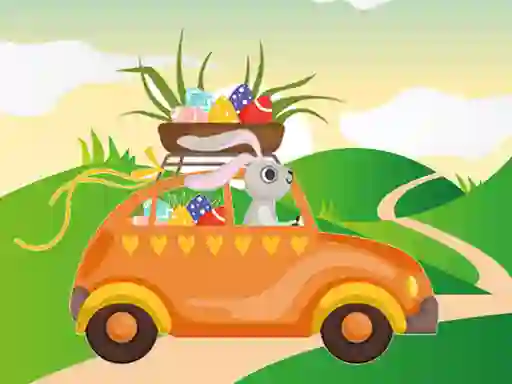 Spel Bunnies Driving Cars Match 3 online