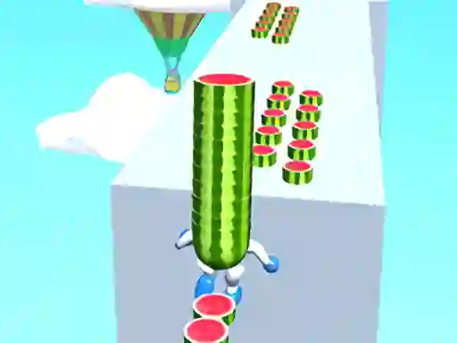 Spel Watermelon Run 3d online
