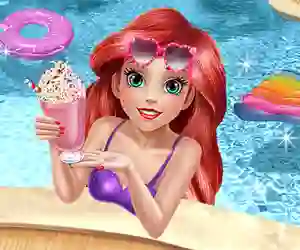 Spel Mermaid Princess Pool Time online