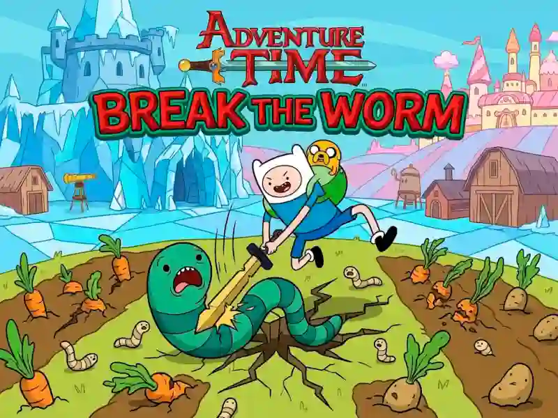 Spel Adventure Time Break the Worm online