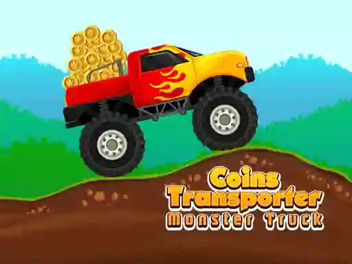 Spel Coins Transporter Monster Truck online