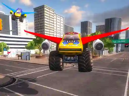 Spel Real Flying Truck Simulator 3d online
