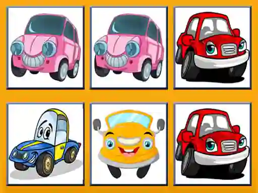 Spel Funny Cars Memory online