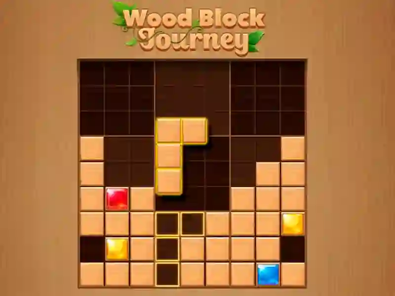 Spel Wood Block Journey online