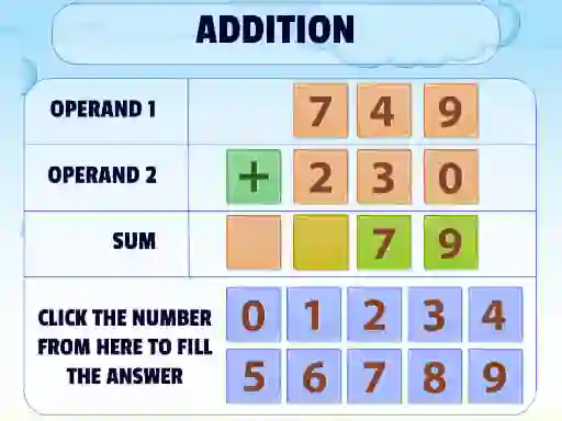 Spel Addition Practice online