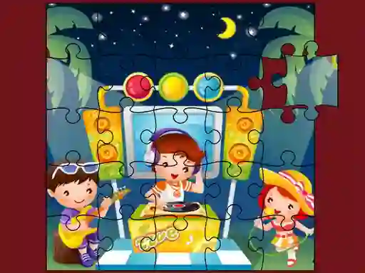 Spel Cute Little Kids Jigsaw online