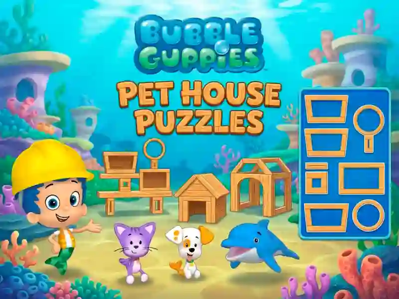 Spel Bubble Guppies Pet House Puzzles online