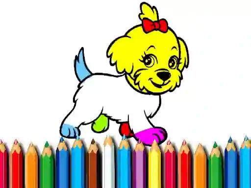 Spel Back To School: Doggy Coloring Book online