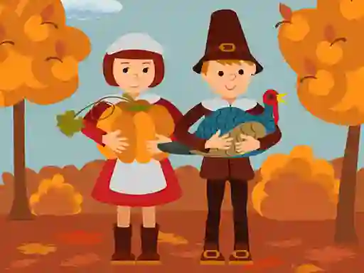 Spel Thanksgiving Jigsaw online
