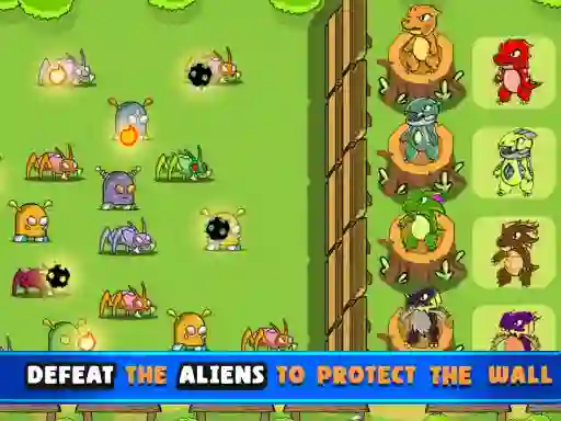 Spel Tower Defense Dragon Merge online