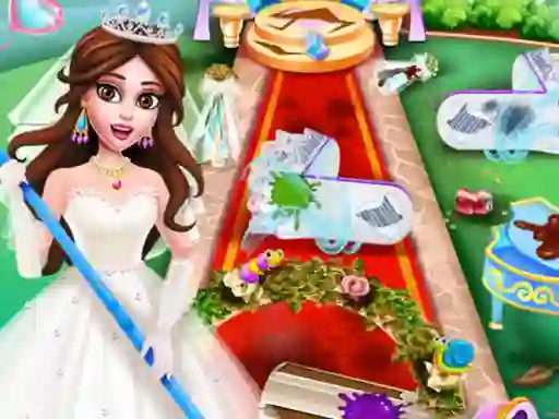 Spel Princess Wedding Cleaning online