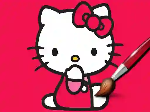 Spel Easy Coloring Kitty online