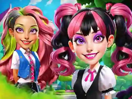 Spel Princesses at Horror School online