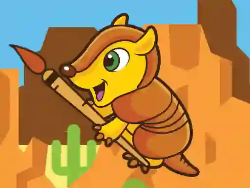Spel Happy Armadillo Coloring online