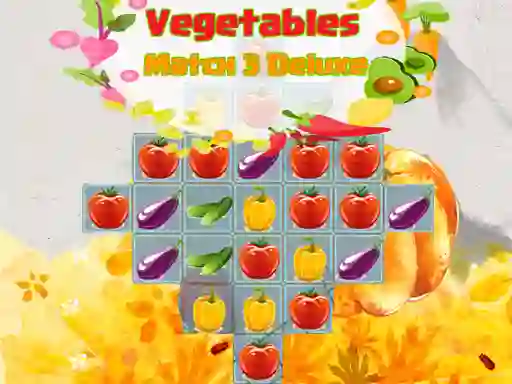Spel Vegetables Match 3 Deluxe online