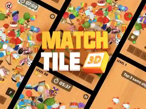Spel Match Tile 3d online