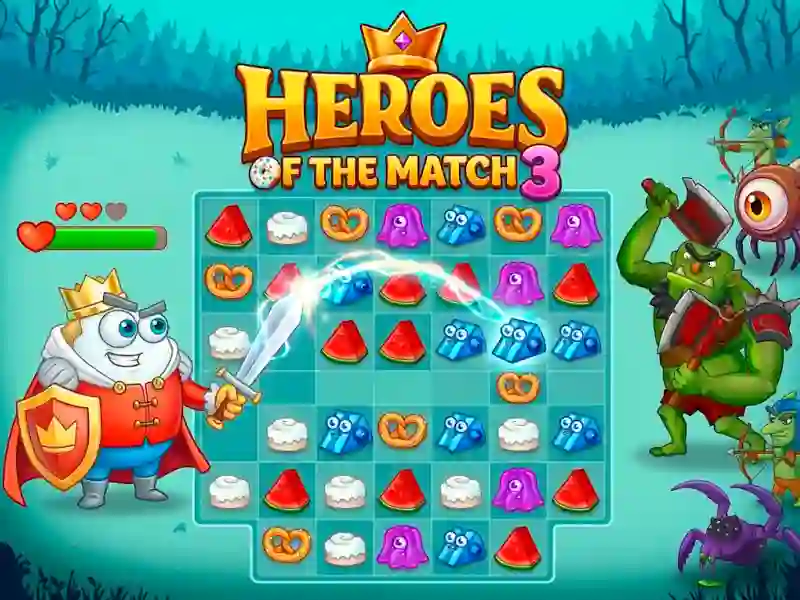 Spel Heroes of the match 3 online