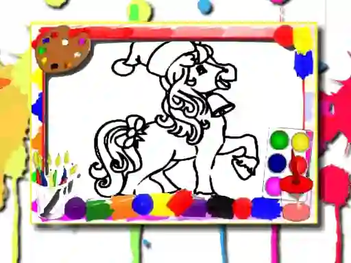 Spel Horse Coloring Book online