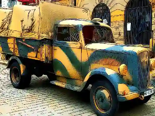 Spel Army Trucks Jigsaw online