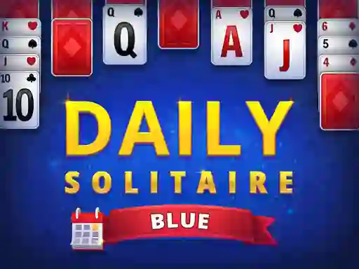 Spel Daily Solitaire Blue online
