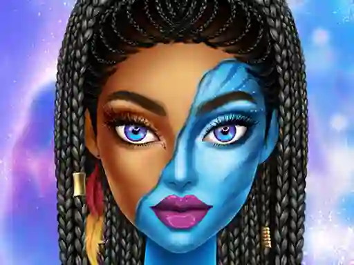 Spel Blue Girls Make Up online
