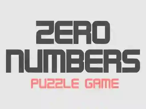 Spel Zero Numbers Puzzle Game online
