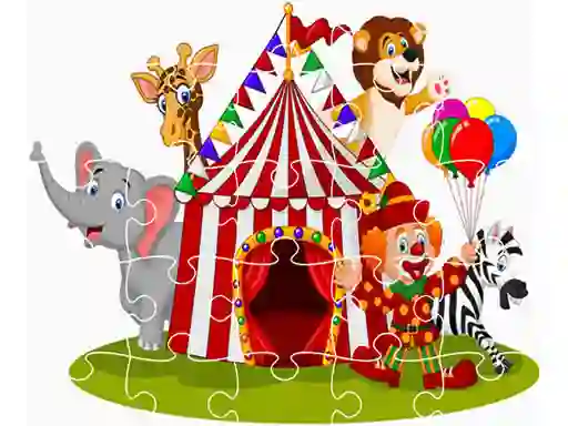 Spel Party Animals Jigsaw online